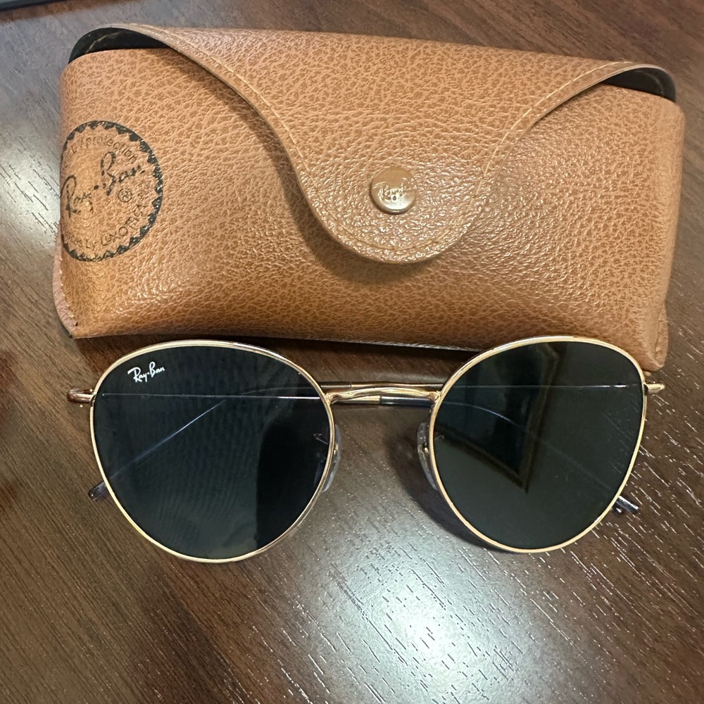 Ray-Ban Round Metal Sunglasses RB3447